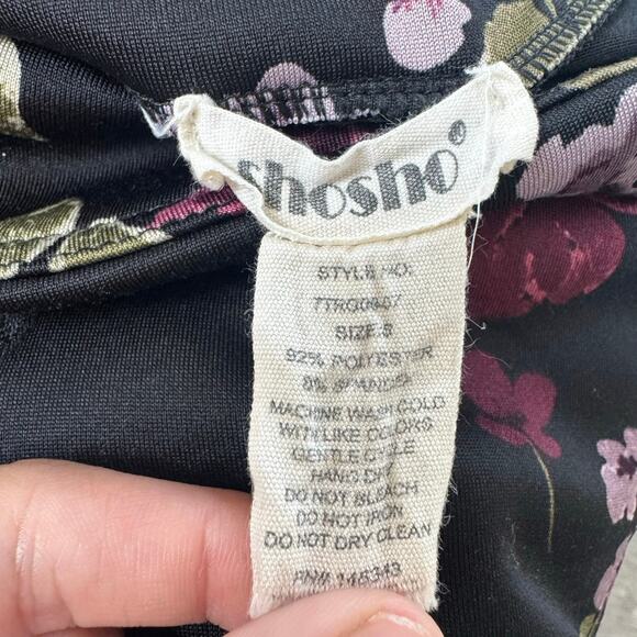 Shosho women’s floral stretchy soft legging multiple zippered pockets Size S - Picture 5 of 5